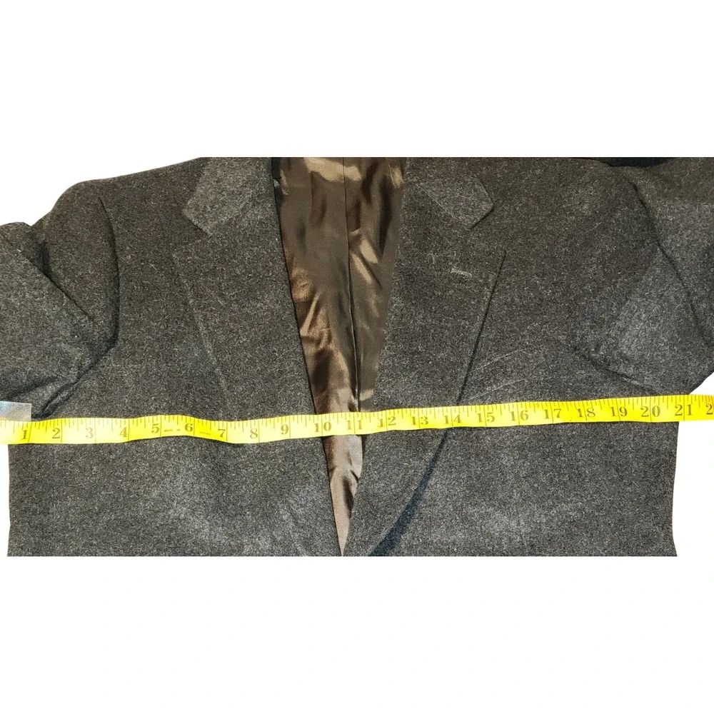 Polo University Club by Ralph Lauren Mens Wool Gray Blazer Sport Jacket Size 46L - Picture 6 of 9